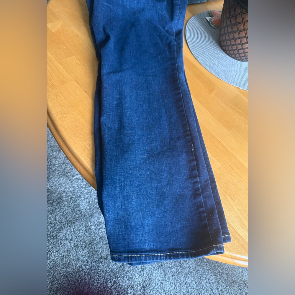 Old Navy 18/20 Plus Petite Women's Dark Blue Flare Pull on Jeans